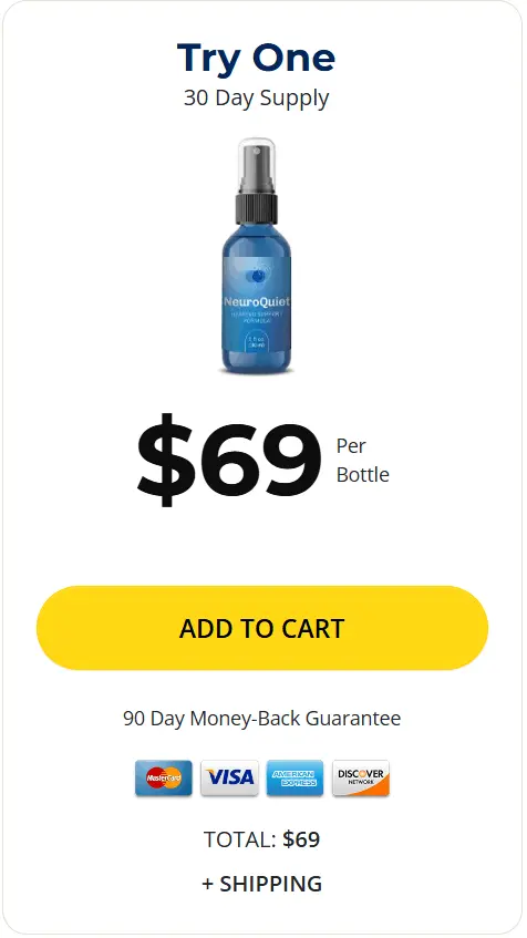 NeuroQuiet 1 Bottle pricing